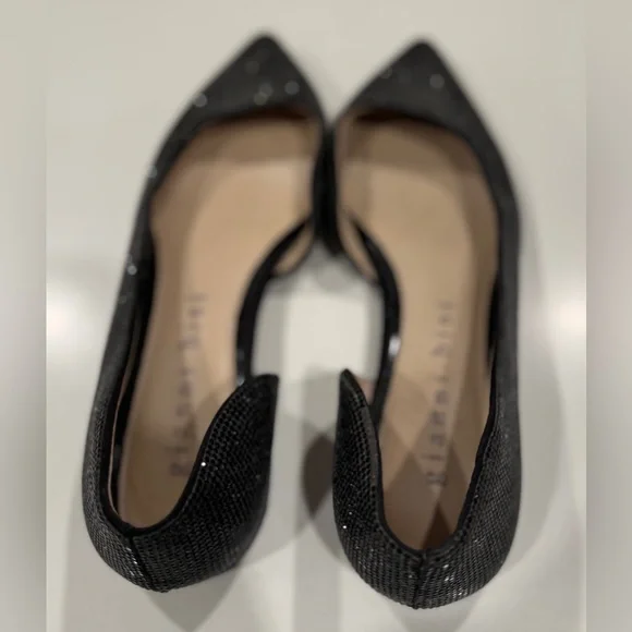 Gianni Bini Black Sparkle Flats - Picture 4 of 5